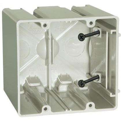 2 gang electrical box with partition|2 gang adjustable electrical box.